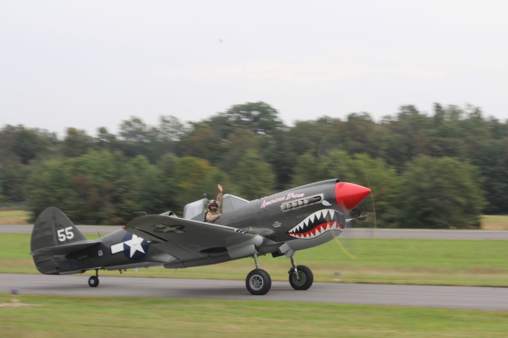 AOD Saturday P-40 "American Dream" wave